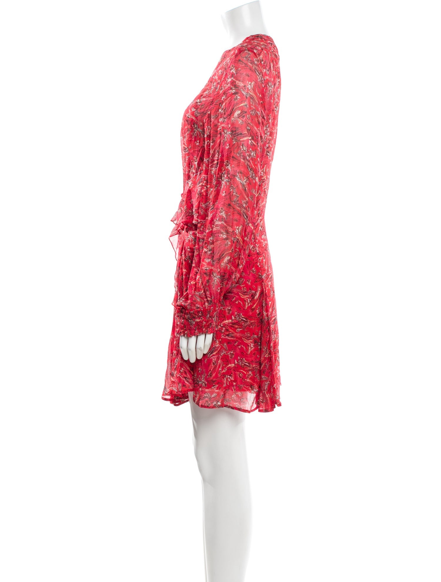 Iro Printed Mini Dress