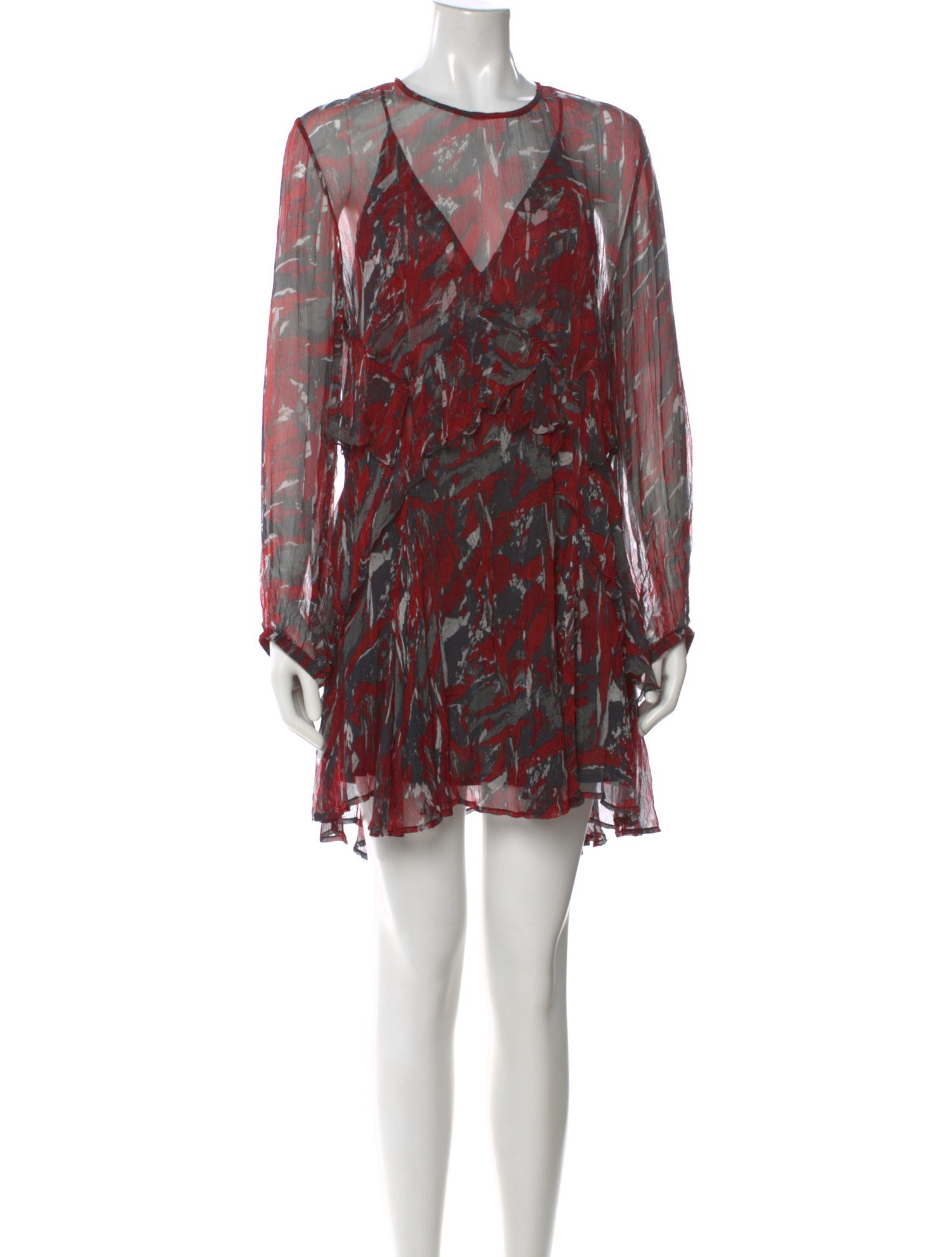 Iro Printed Mini Dress