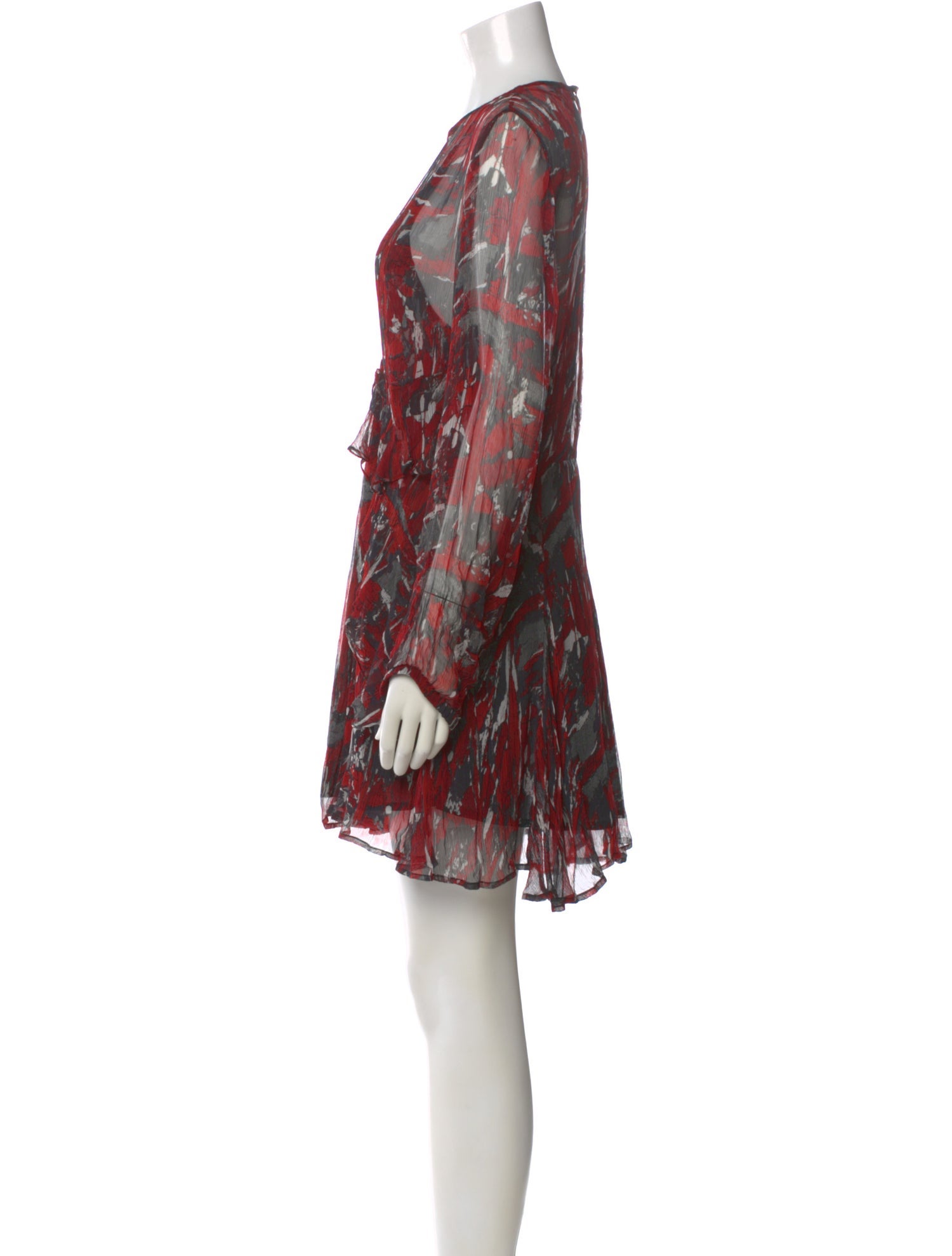 Iro Printed Mini Dress