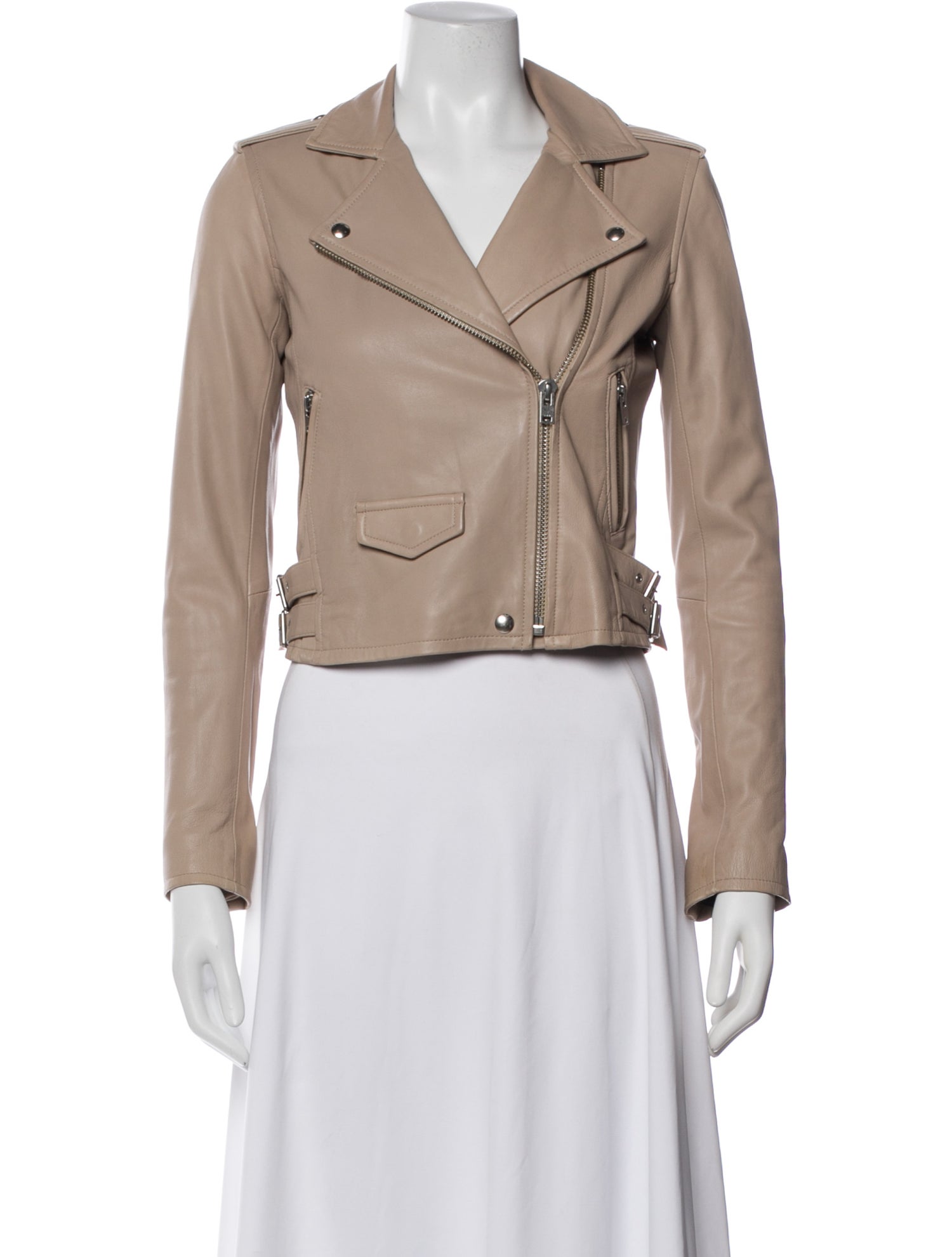 Iro Lamb Leather Biker Jacket