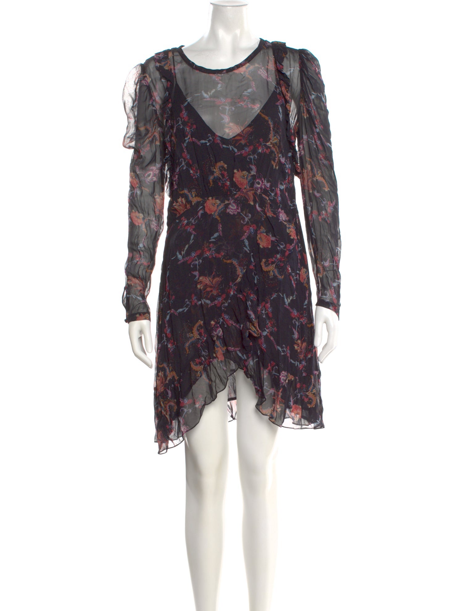 Iro Floral Print Mini Dress