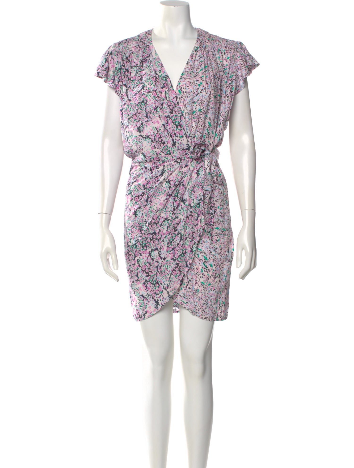 Iro Printed Mini Dress