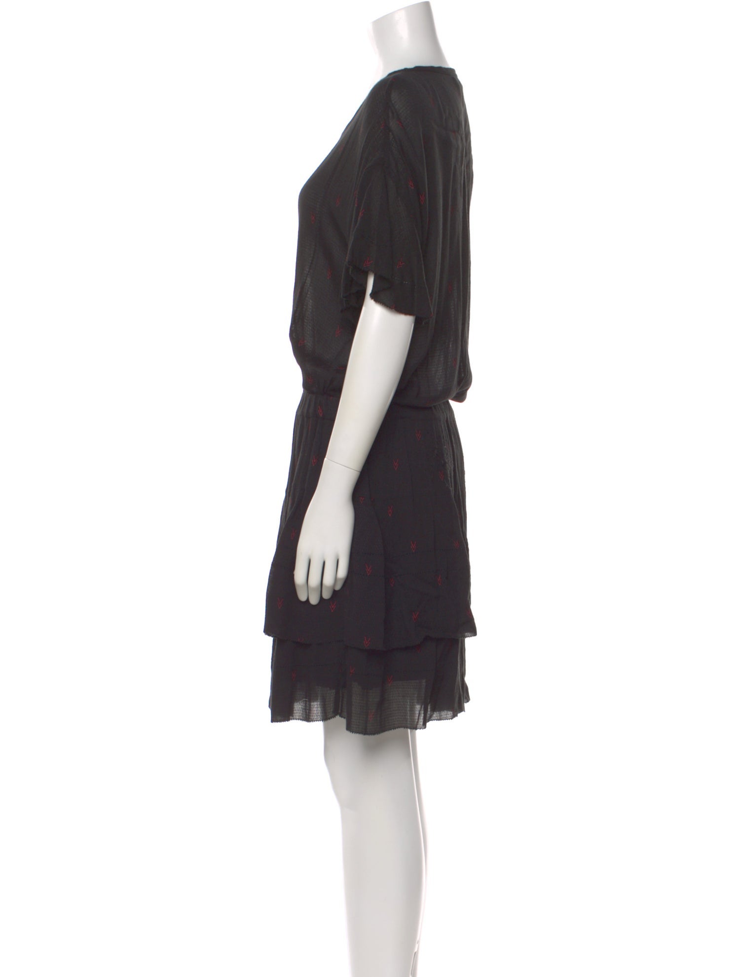 Iro Scoop Neck Knee-Length Dress