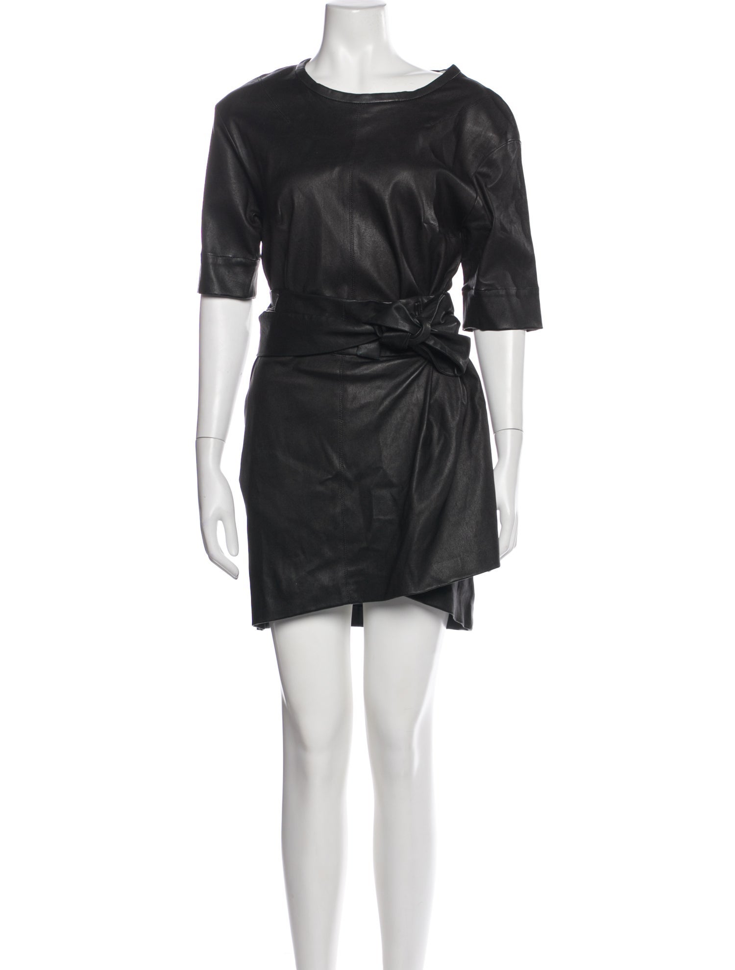 Iro Lamb Leather Mini Dress