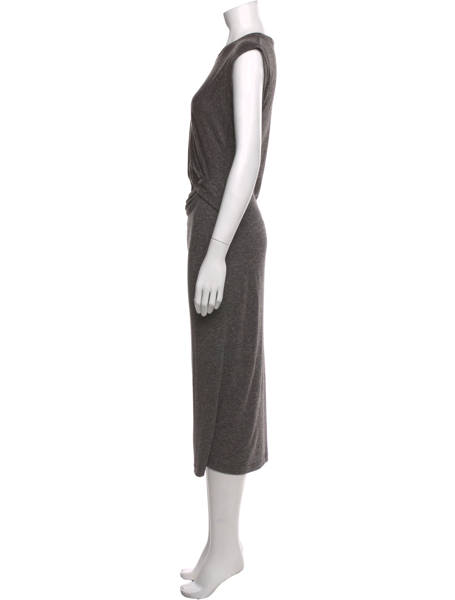 Iro Crew Neck Midi Length Dress