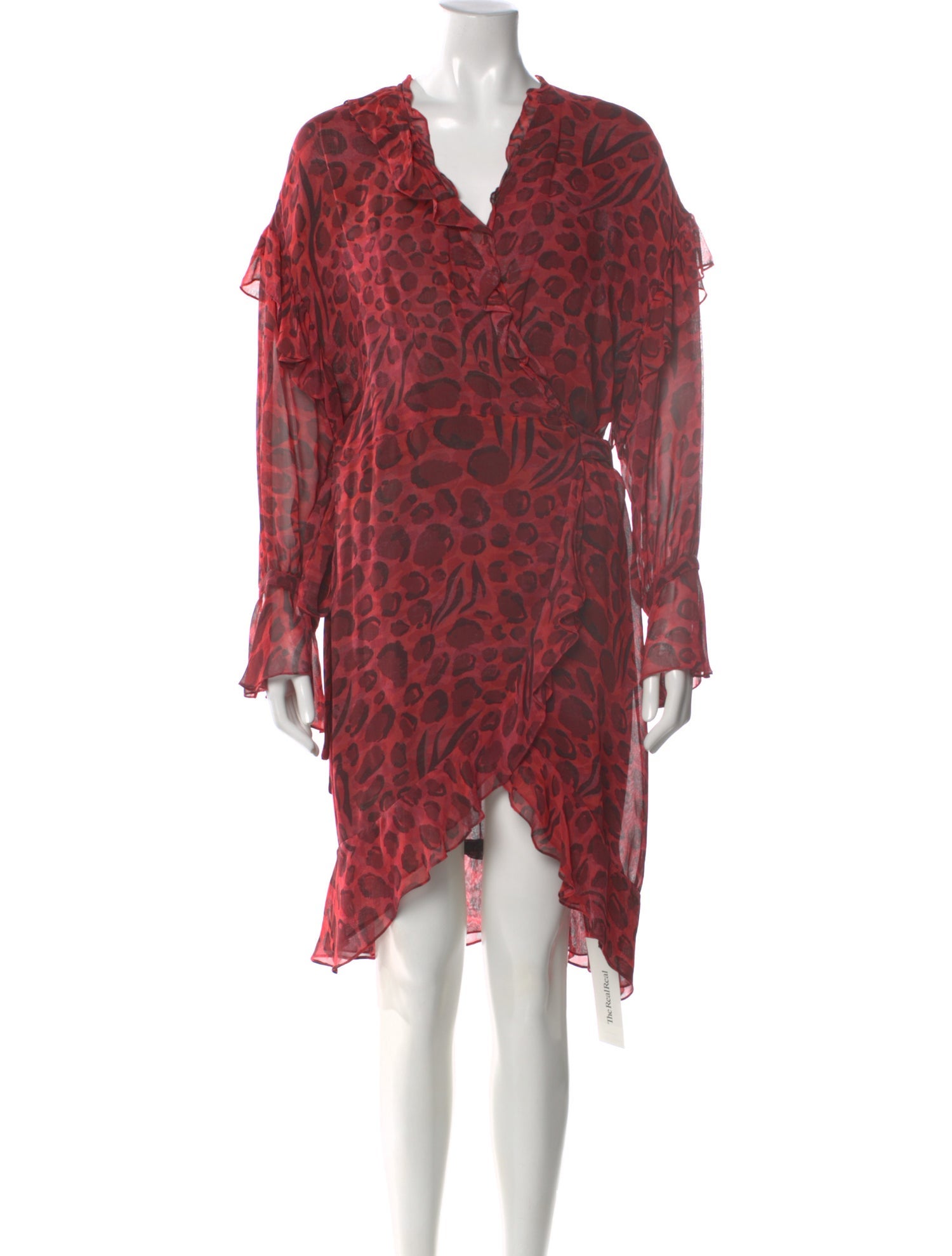 Iro Animal Print Mini Dress