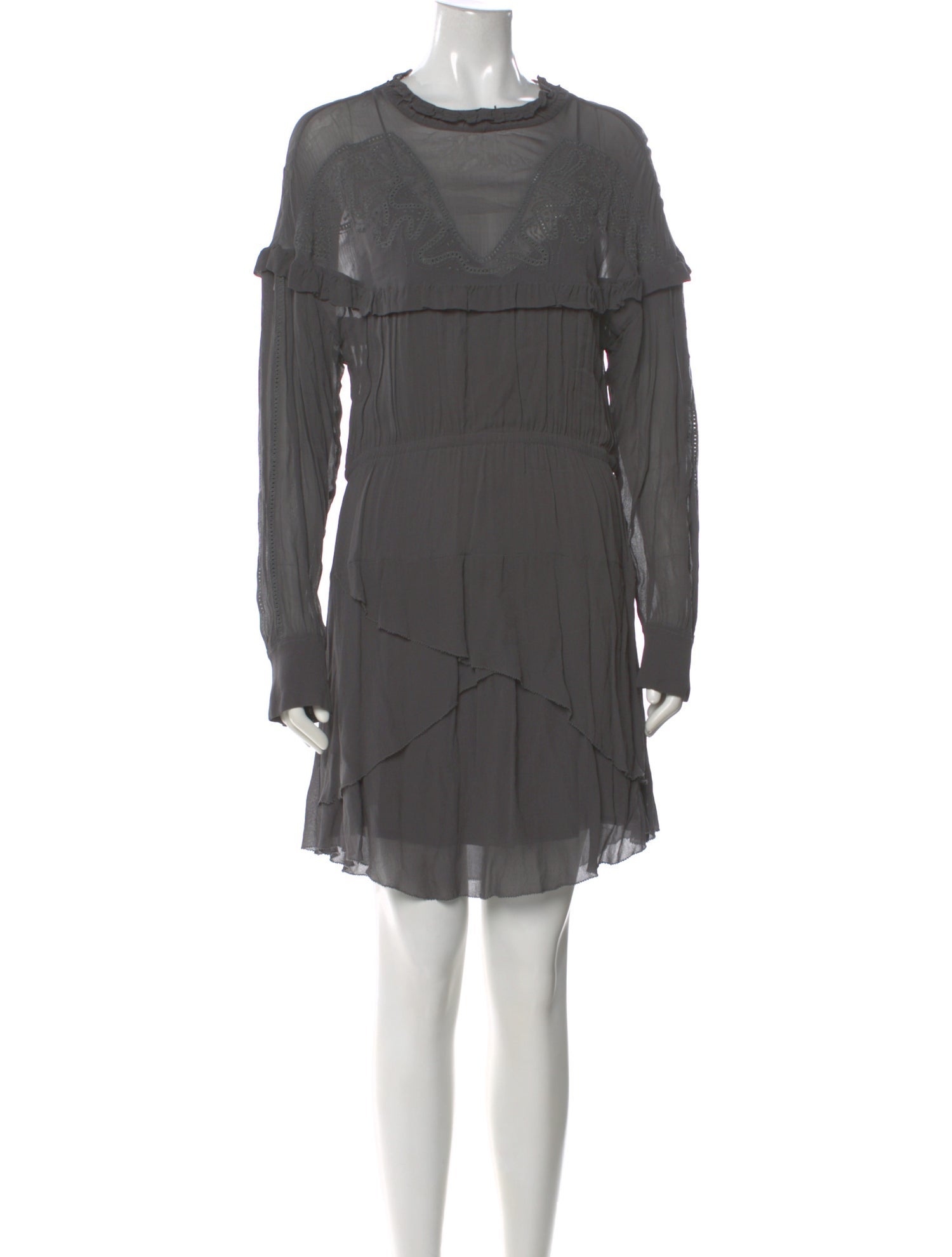 Iro Crew Neck Mini Dress