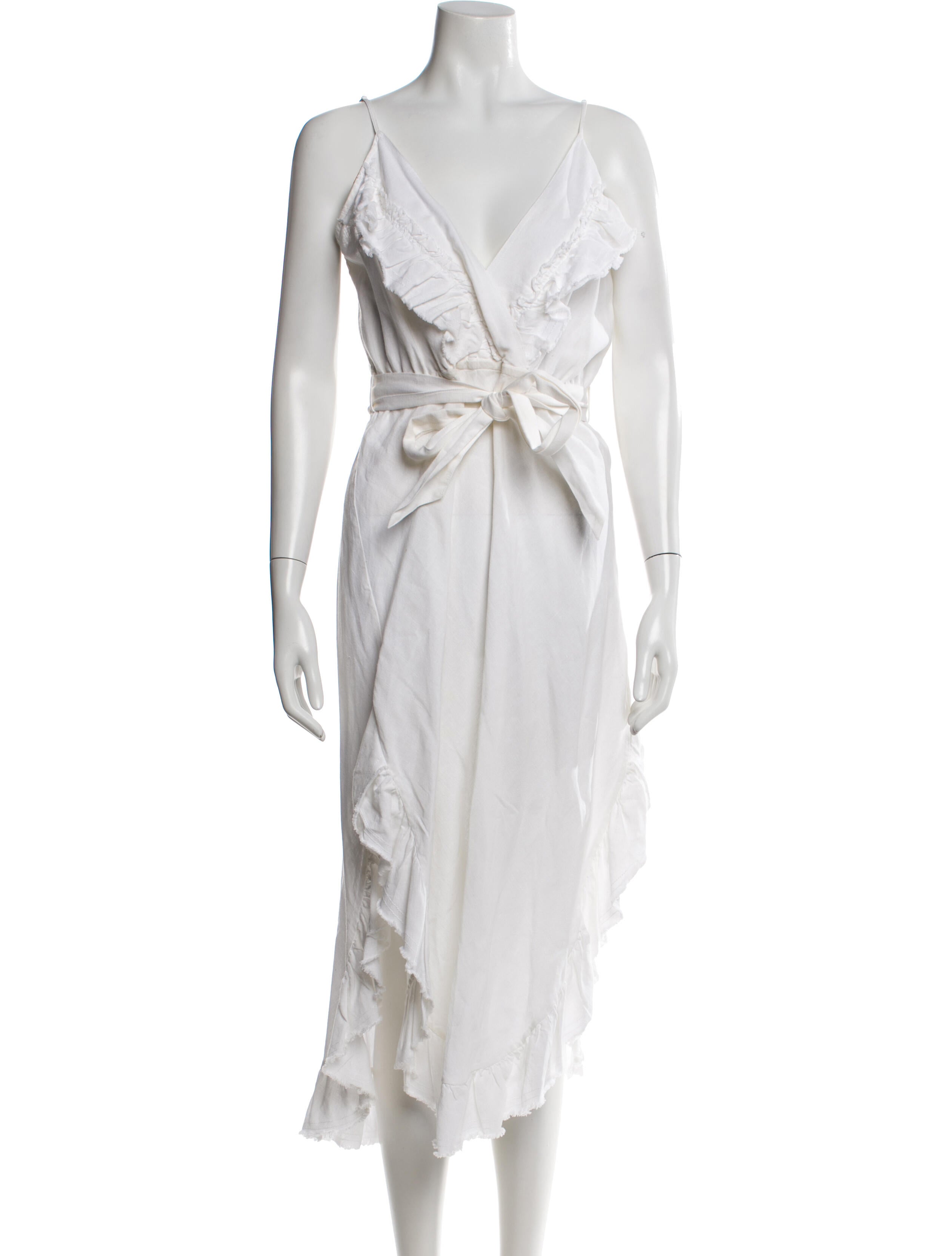 Iro V-Neck Midi Length Dress