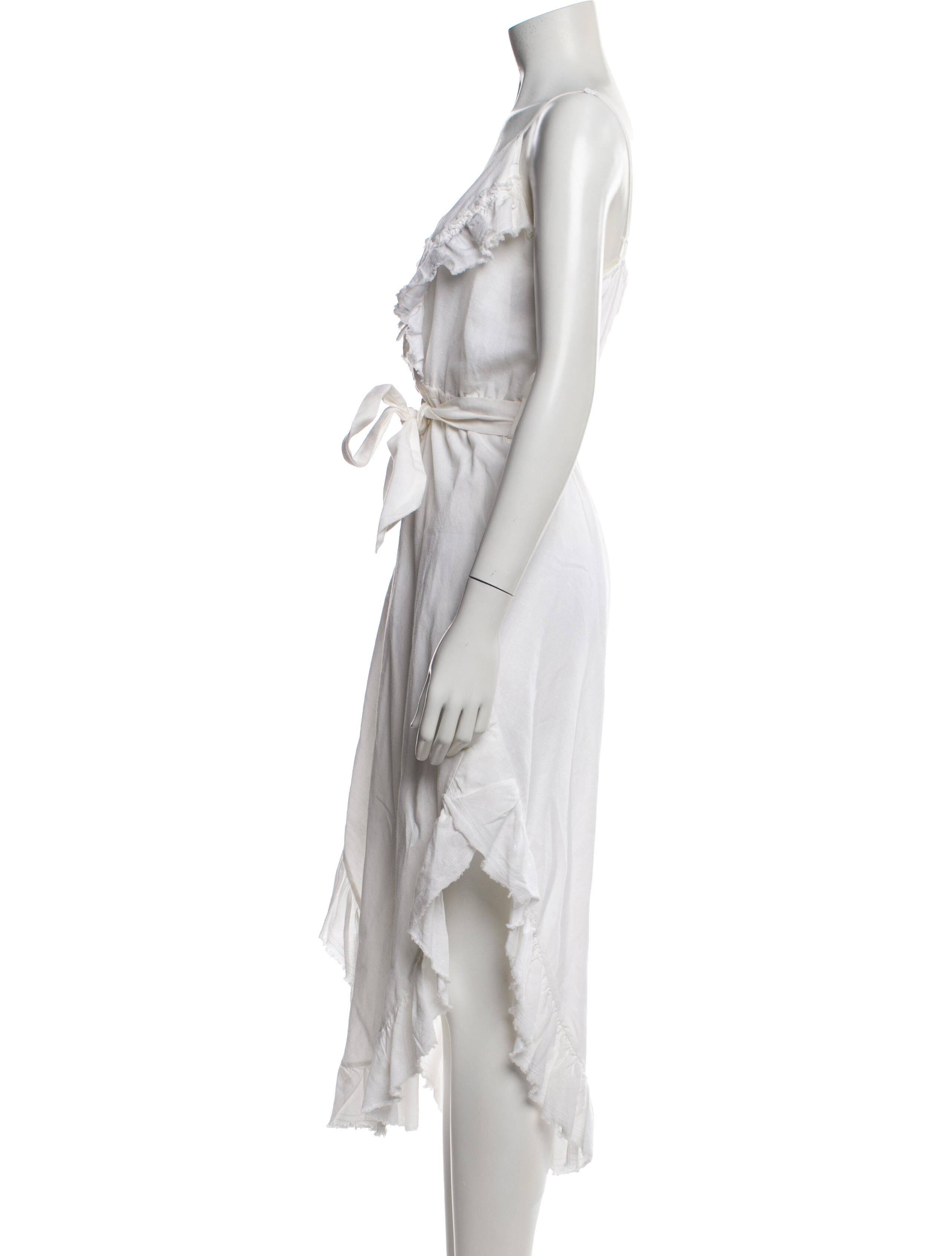 Iro V-Neck Midi Length Dress