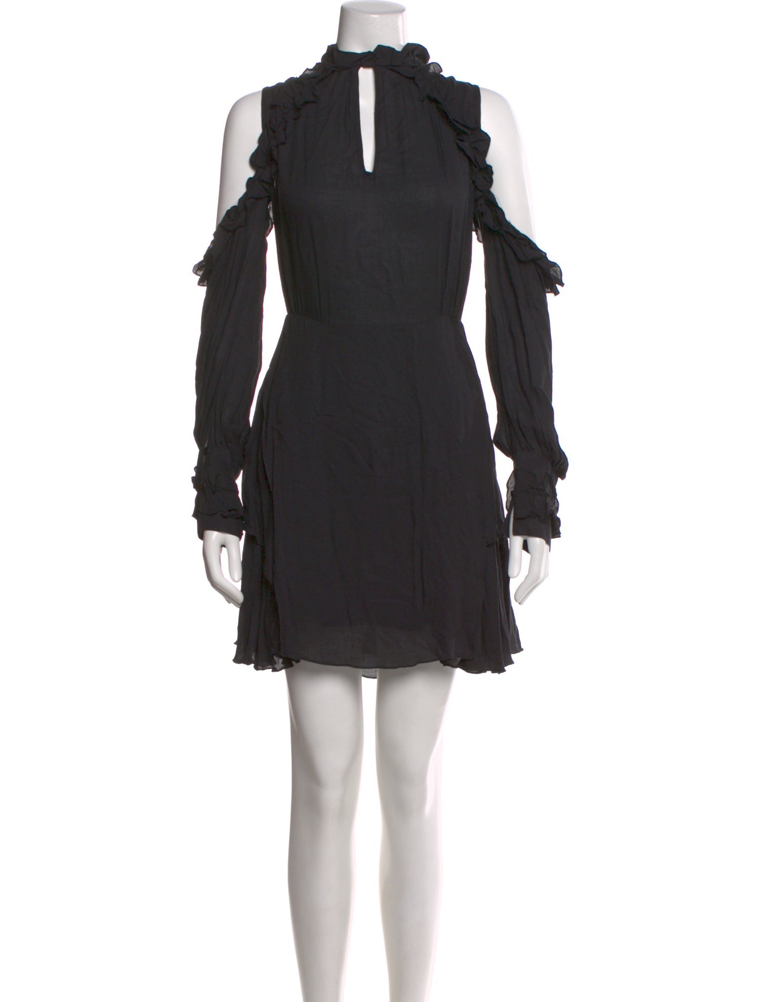 Iro Mock Neck Mini Dress