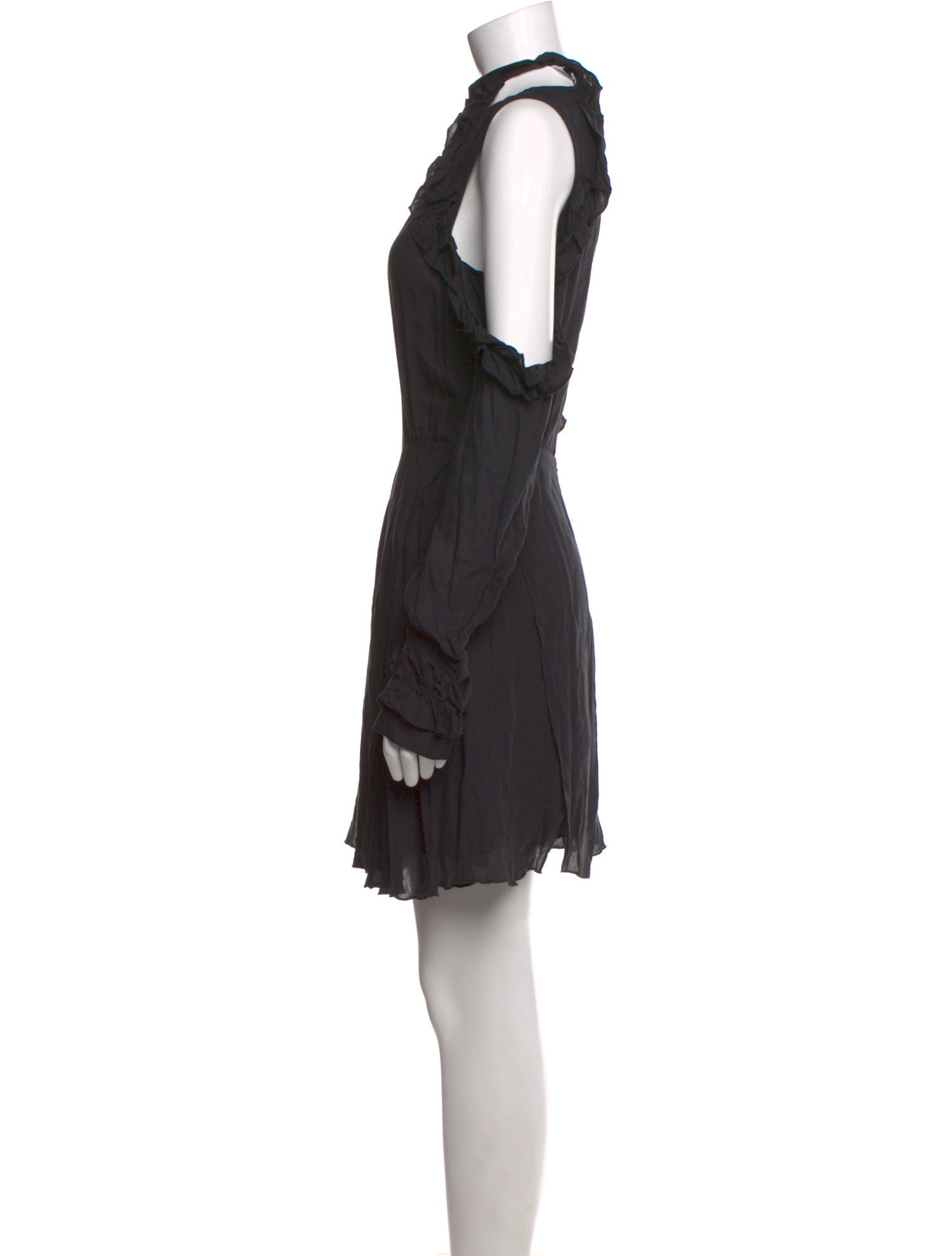 Iro Mock Neck Mini Dress