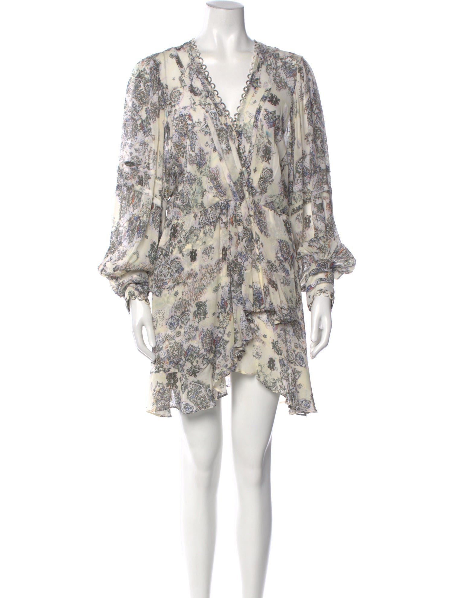 Iro Floral Print Mini Dress