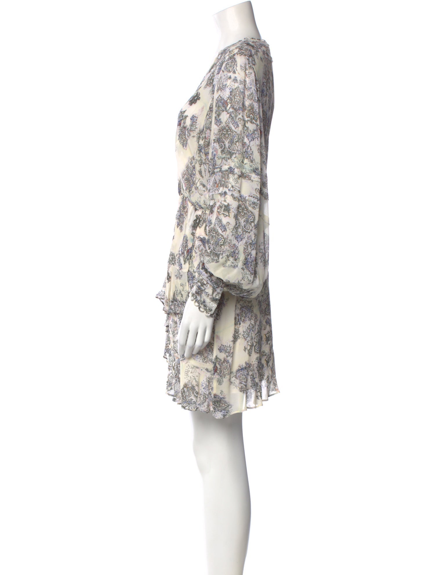 Iro Floral Print Mini Dress