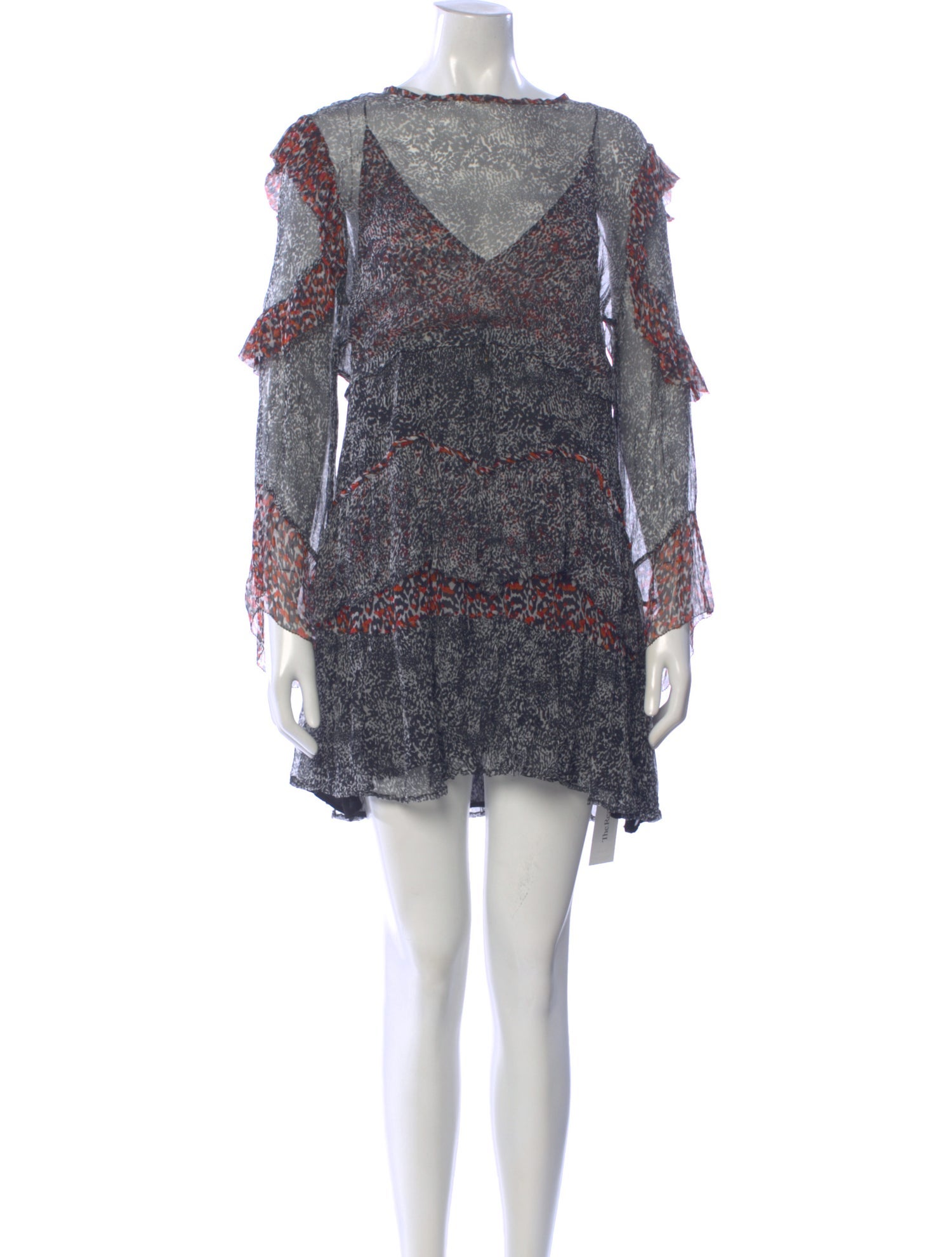 Iro Floral Print Mini Dress