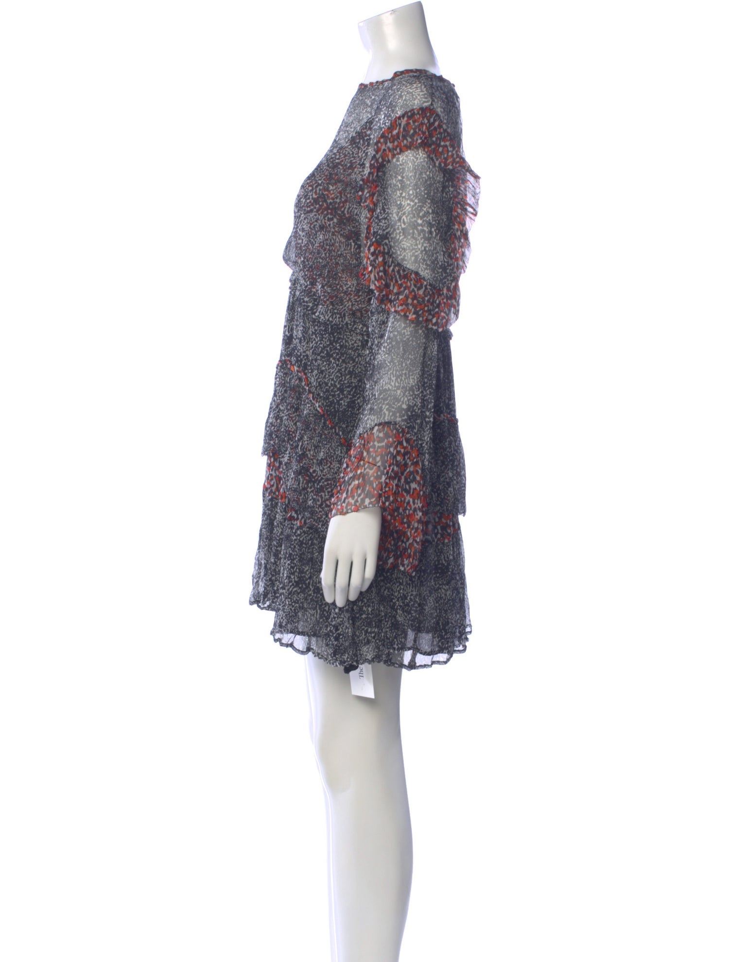 Iro Floral Print Mini Dress