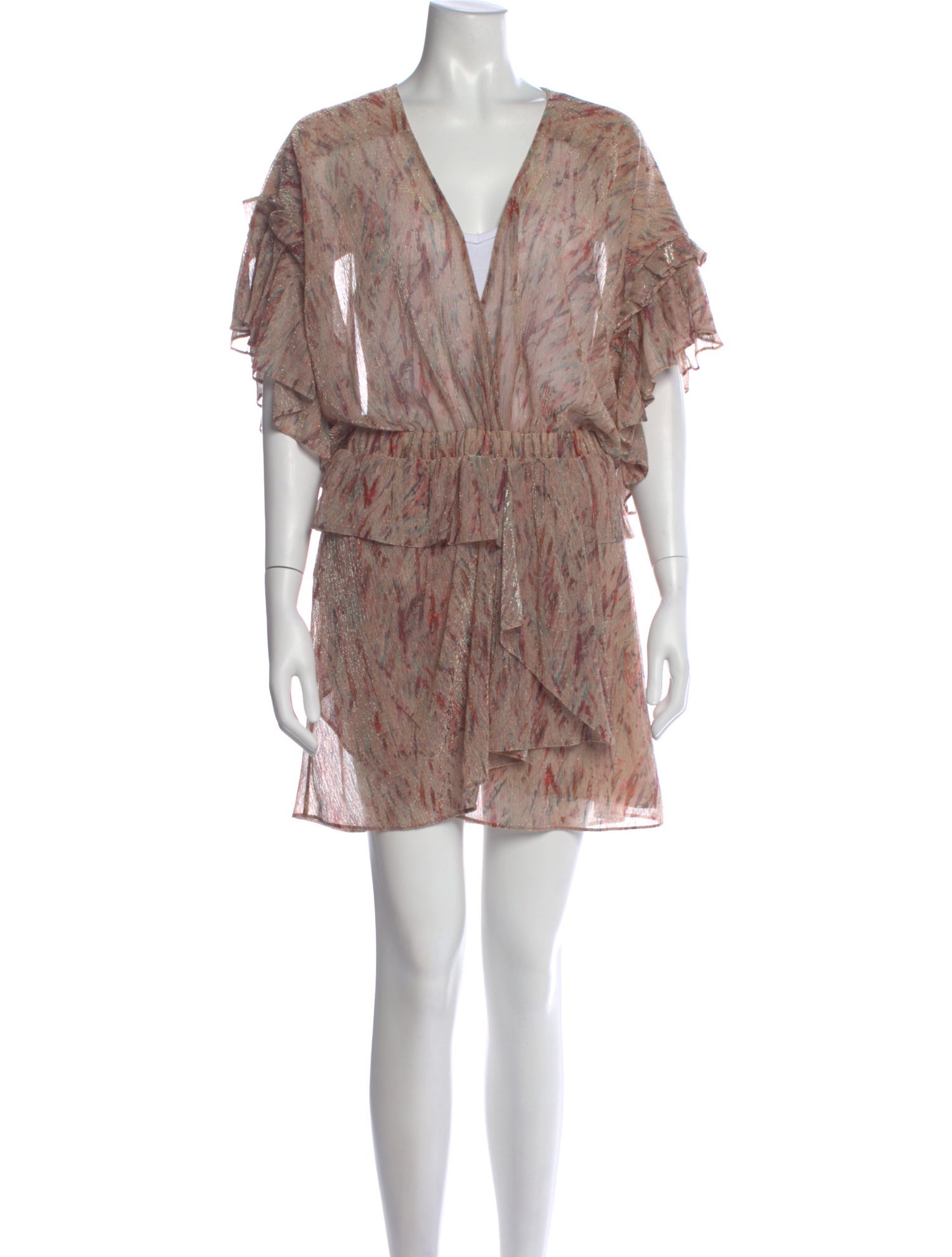 Iro Printed Mini Dress