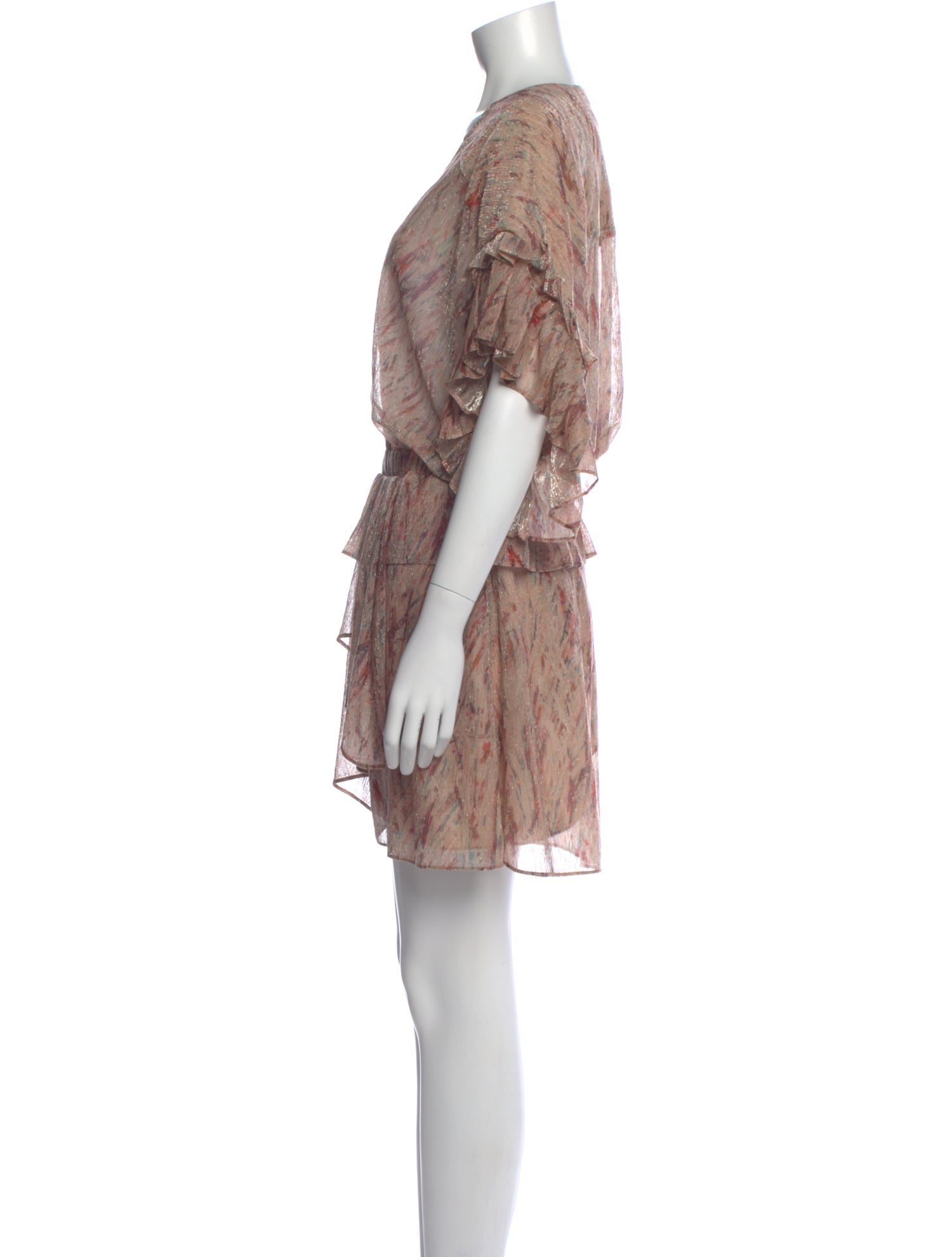 Iro Printed Mini Dress