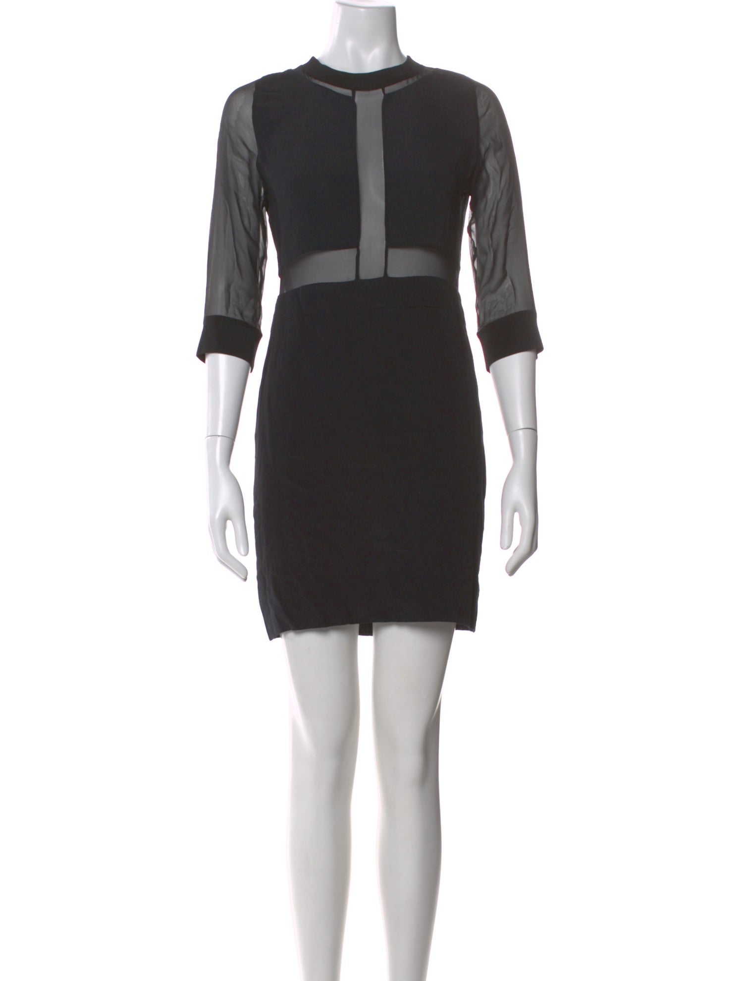 Iro Crew Neck Mini Dress