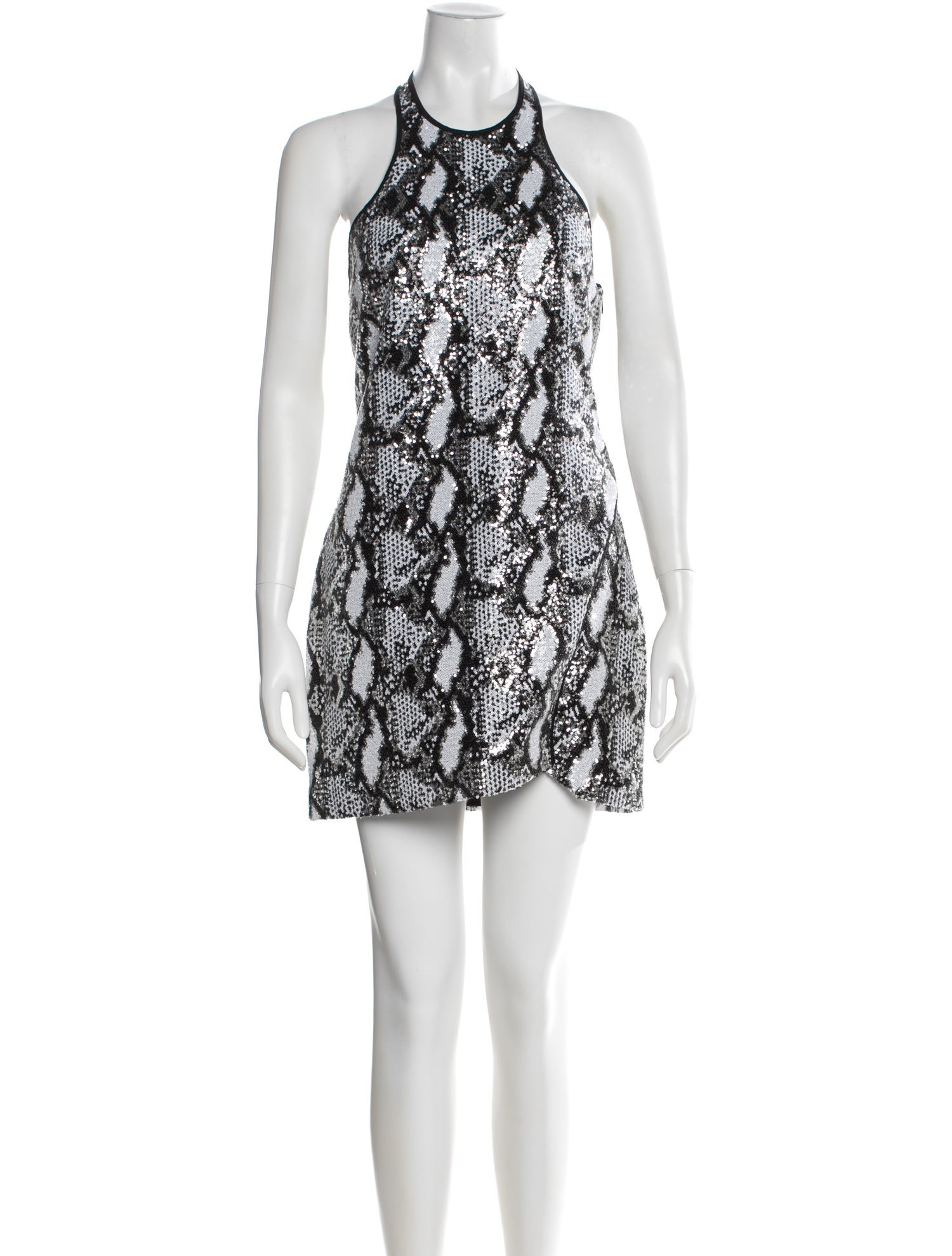 Iro Animal Print Mini Dress