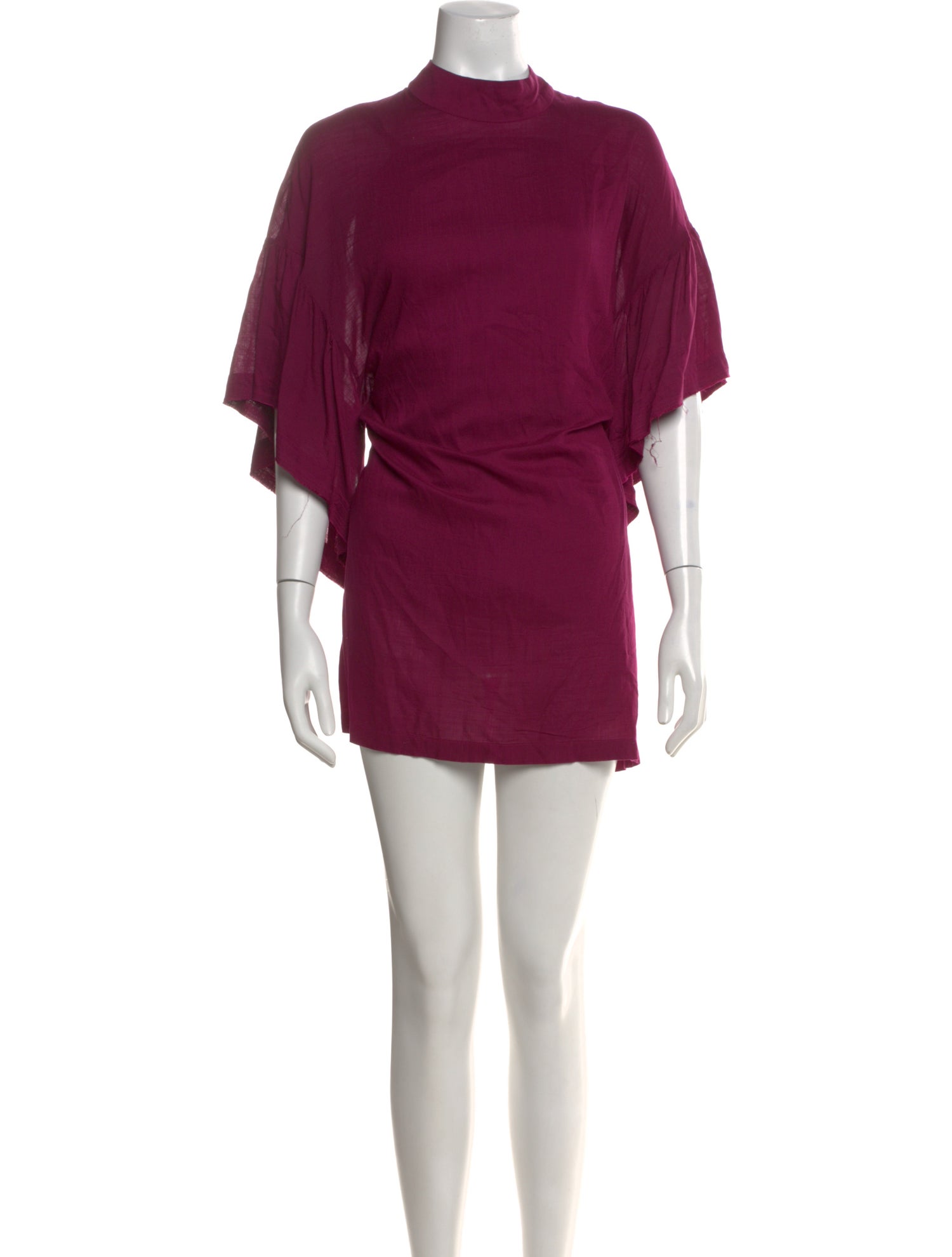 Iro Mock Neck Mini Dress