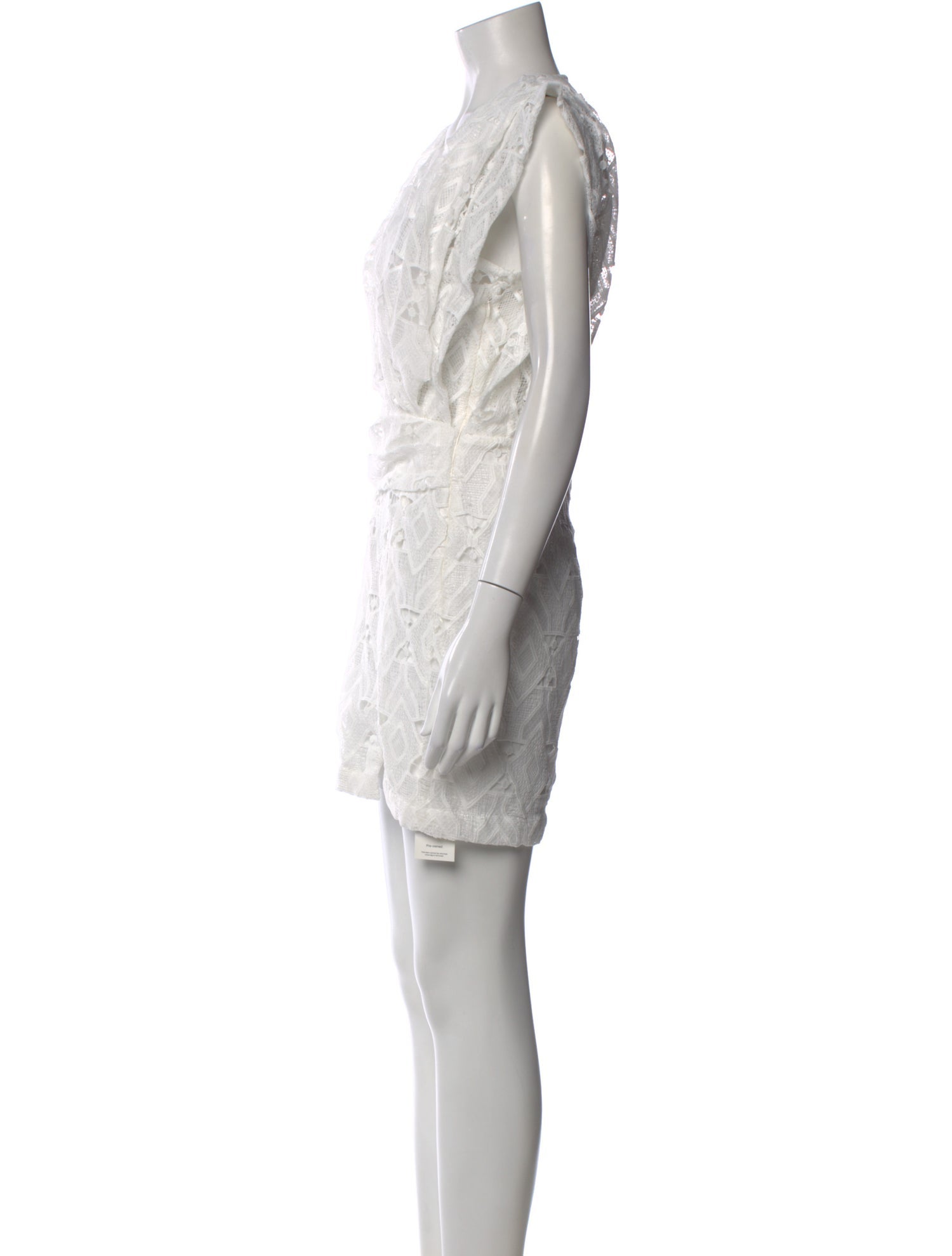 Iro Lace Pattern Mini Dress