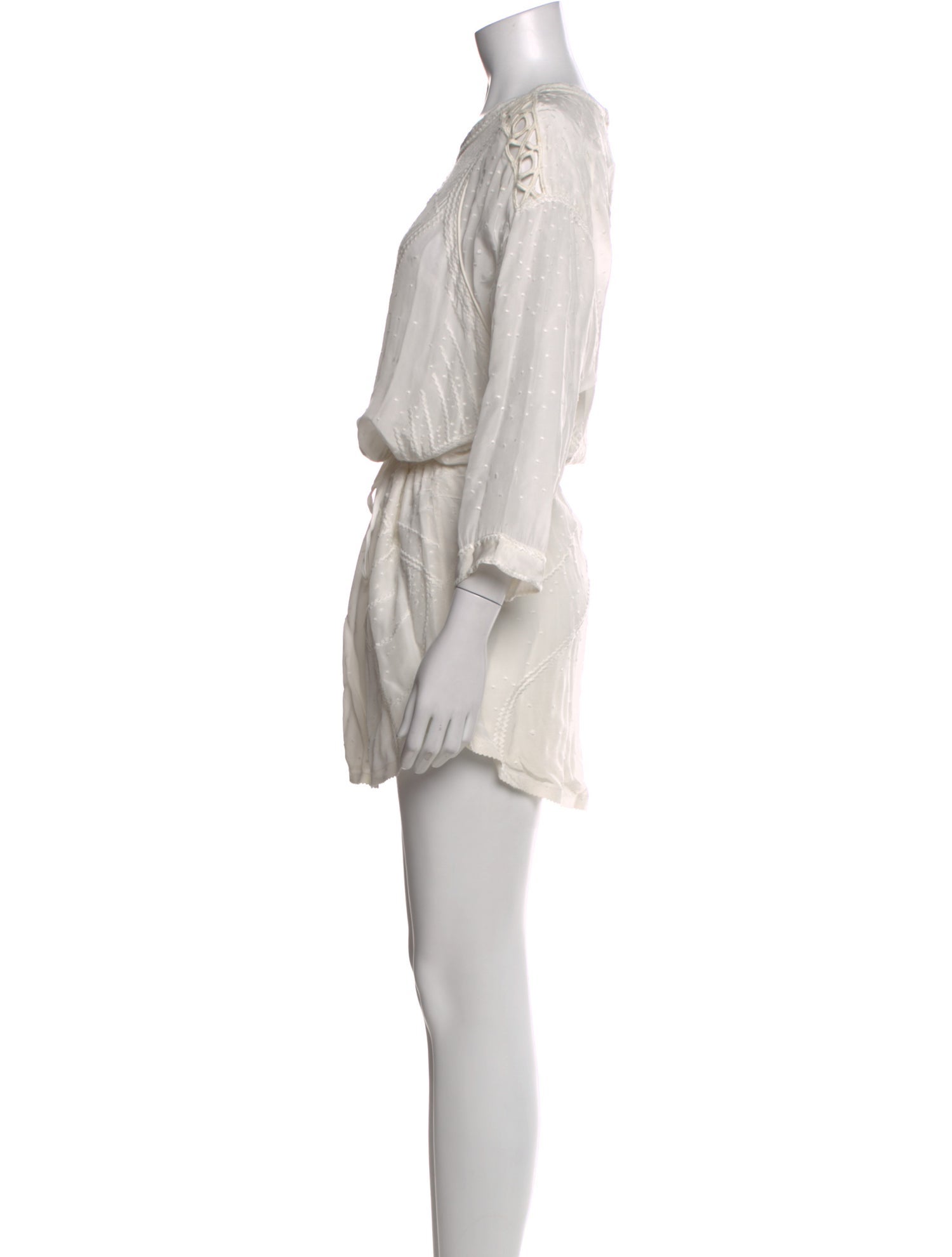 Iro Scoop Neck Mini Dress