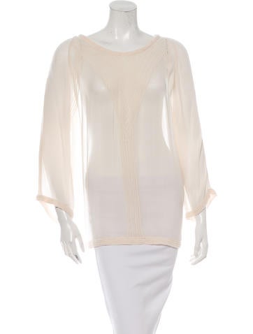 Iro Long Sleeve Textured Top