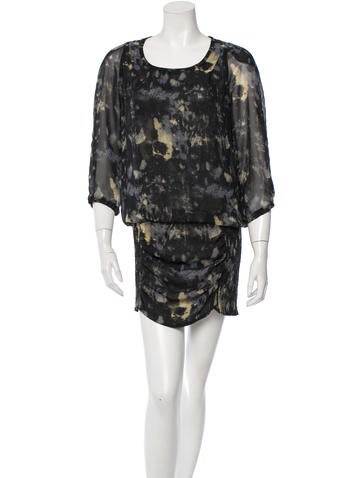 Iro Printed Mini Dress