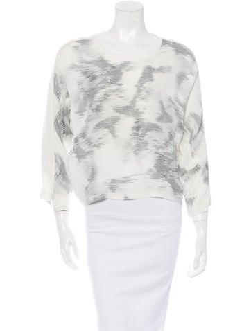 Iro Silk Helio Patterned Top