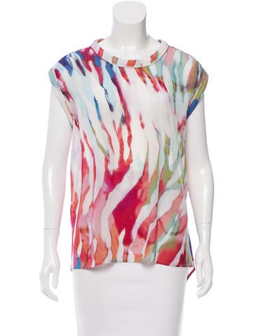 Iro Sleeveless Watercolor Top
