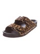 Iro Leopard Print Slide Sandals