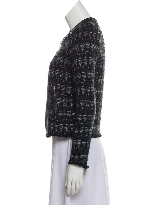 Iro Leather-Accented Zip-Up Jacket