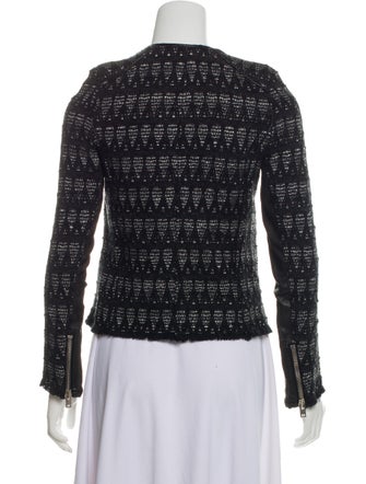 Iro Leather-Accented Zip-Up Jacket