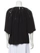 Scoop Neck Three-Quarter Sleeve Blouse image 3