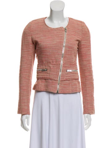 Iro Jackets Tweed Biker Jacket XS