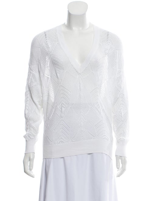 Iro Crochet Sweater White