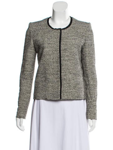 Iro Jackets Tweed Pattern Evening Jacket XS