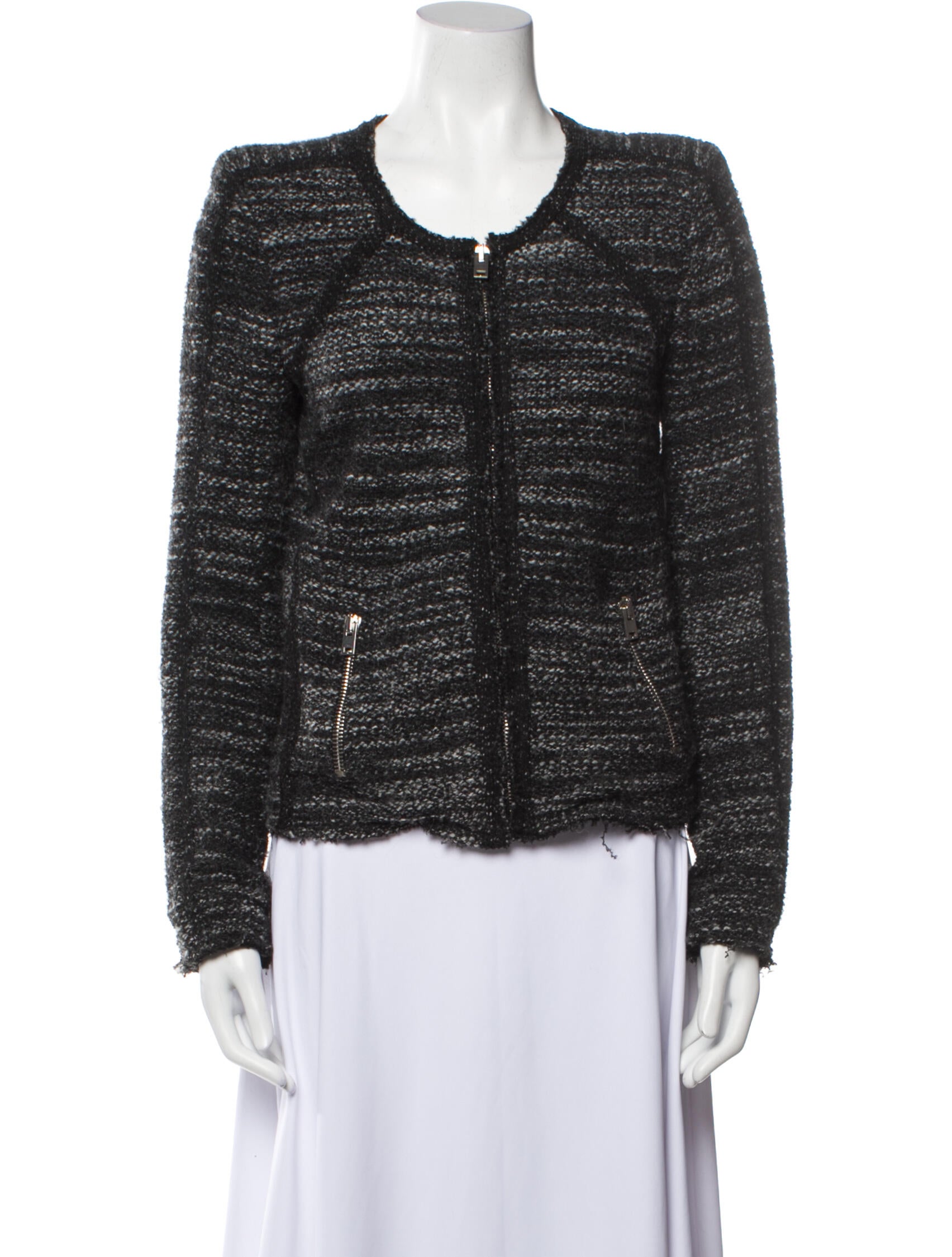 Iro Tweed Pattern Evening Jacket