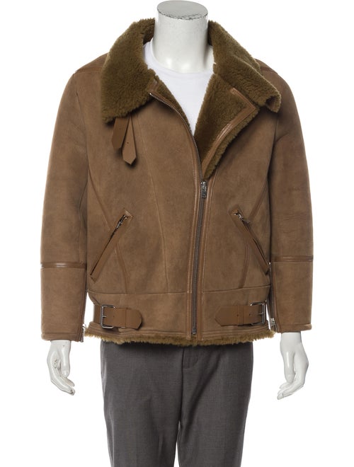 Iro Shearling Jacket brown
