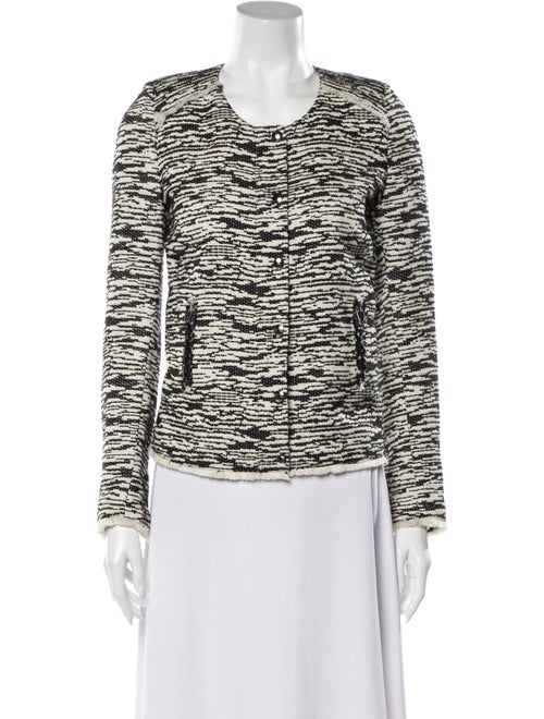 Iro Animal Print Evening Jacket Black