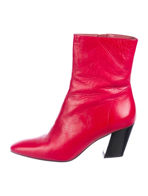 Iro Leather Boots Red