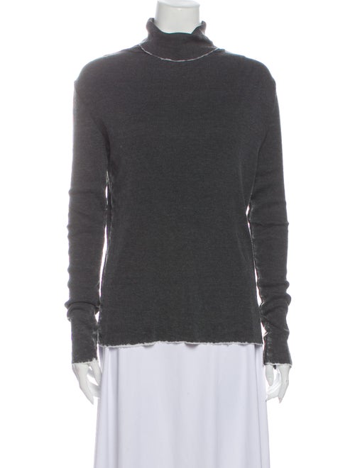 Iro Turtleneck Long Sleeve Sweatshirt Grey