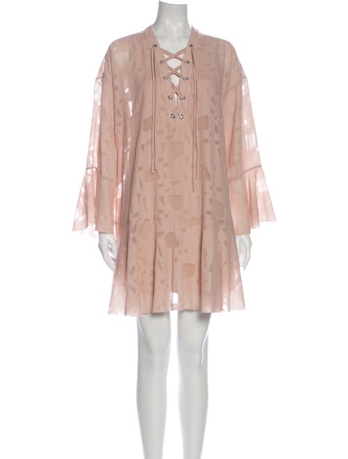 Iro Printed Mini Dress