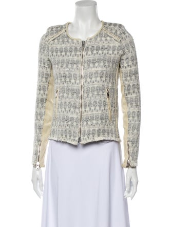 Iro Tweed Pattern Evening Jacket