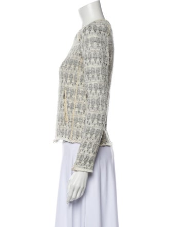 Iro Tweed Pattern Evening Jacket