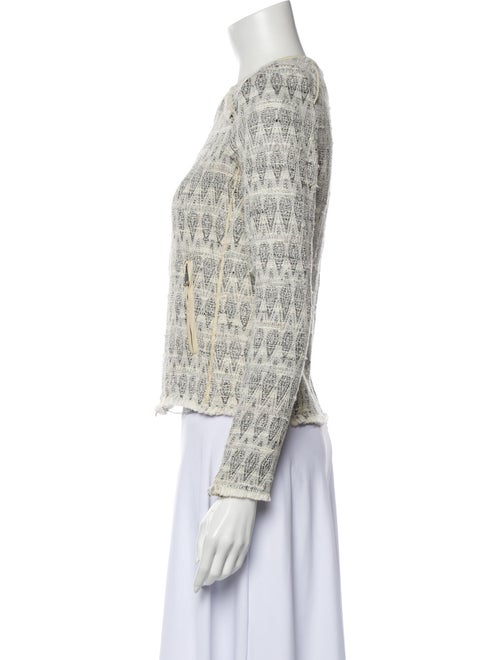 Iro Tweed Pattern Evening Jacket