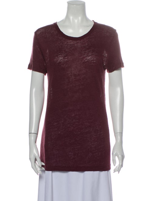 Iro Linen Scoop Neck T-Shirt