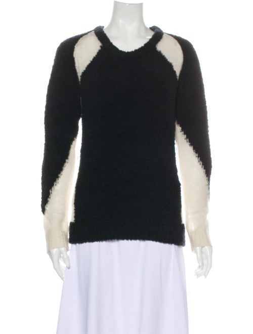 Iro Wool Colorblock Pattern Sweater Wool