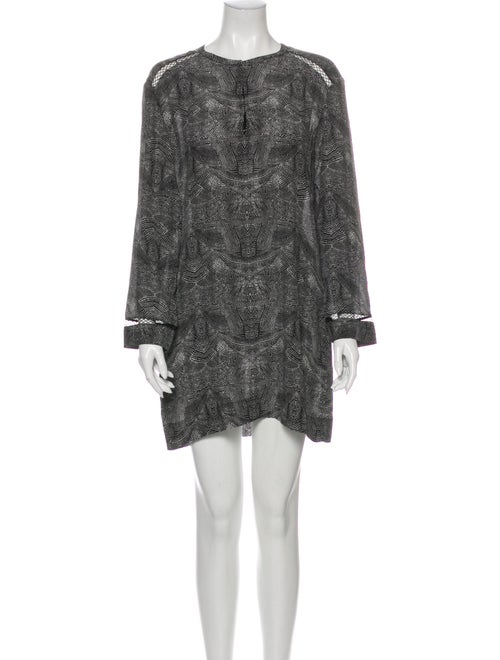 Iro Silk Mini Dress Black