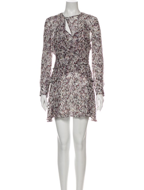 Iro Printed Mini Dress
